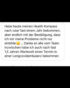 Franziska Böhler Instagram - Seit einigen Tagen werden die Diagnosen an euch versendet.
In eurem Health-Compass findet ihr das Ergebnis der Auswertung eures Symptomfragebogens durch unsere Ärzte und Wissenschaftler. Diesen könnt ihr eurem Hausarzt oder Facharzt vorlegen. Der Health-Compass schafft Klarheit für euch und eure behandelnden Ärzte und ist eine wichtige Basis für eine endgültige Diagnose, aber vor allem die weiteren Schritte und Therapien. So könnt ihr auch auf die ersten von unserem Ärzteteam entwickelten und getesteten Symptomlinderungsmaßnahmen *Helping Heroes* zurückgreifen. 

Um das erste Feedback unserer Heroes zu sehen:
Einmal nach links wischen.
Hier stehen wir also.
Nach eineinhalb Jahren @health4future_de , 8 Absagen aus dem BMG, ohne Finanzierung durch den Bund und ausgeschlossen vom „Runden Tisch Long Covid“
In Berlin wird geredet, in Pullach gehandelt.
Danke für euer Vertrauen 🫶
Den Fragebogen findet ihr in der Story und unter 

https://health4future.com/home/register/1

♥️💪🏻
Foto: @michael_eichi 
#gesundheit #intensiv #physicianassistant #symptome#mfa #facharzt #gesund #arzt#sport #motivation #health #krankenhaus #care #reha #klinik #training #pflege #Krankenpflege #nurse #anästhesie #medizin #gesundheitssystem #healthforfuture #erzieherin #physiotherapie #pflegenotstand #liebe #op #mfa #longcovid