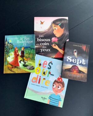 Frédérique Dufort Instagram - Mes suggestions littéraires du weekend à Salut Bonjour ! 📚 

Chronique télé : 
• La nurse du Yorkshire 
• Romandamour 
• Les crimes de nos pères 
• La sueur est un désir d’évaporation 
• Faire plus avec moins 
• Michelle Obama - cette lumière en nous 

Live Facebook Jeunesse :
• Des bisous au coin des yeux 
• Le roi Badeloque 13 
• Les ouï-dire 
• Sept 

(Chronique télé - lien en bio. Live fb, lien en story 😊)