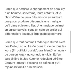 Frédérique Dufort Instagram - Petit mot plein d’amour pour vous, pour nous, pour tout ! 🩵 

Merci !