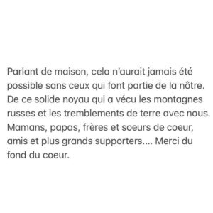 Frédérique Dufort Instagram - Petit mot plein d’amour pour vous, pour nous, pour tout ! 🩵 

Merci !