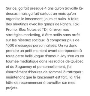 Frédérique Dufort Instagram - Petit mot plein d’amour pour vous, pour nous, pour tout ! 🩵 

Merci !