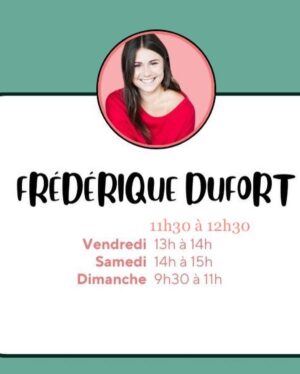 Frédérique Dufort Instagram - Gros weekend en vue avec le salon international du livre de Québec (Kiosque #207) , en plus de faire un arrêt à Salut Bonjour dimanche matin, pour une chronique bouquineries ! 📚

(Surprise et ajout à mon horaire de salon : je fais une animation vendredi matin 11h sur la scène radio-canada , suivie d’une séance de dédicaces de 11h30 à 12h30 🪄)

#SalonDuLivre #Québec #Animation #Dédicaces #ChroniqueBouquineries #SalutBonjourWeekend #Robe #Womance #Partenariat