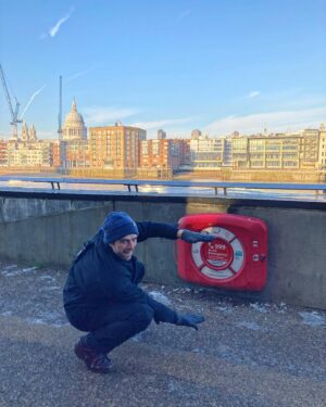 Freya Mavor Instagram - Nico does London (all wrong) - a study in confused tourism with @n.chabrol