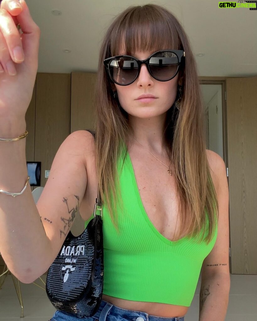 Freya Nightingale Instagram - Green is my favourite colour. This top is a yes.