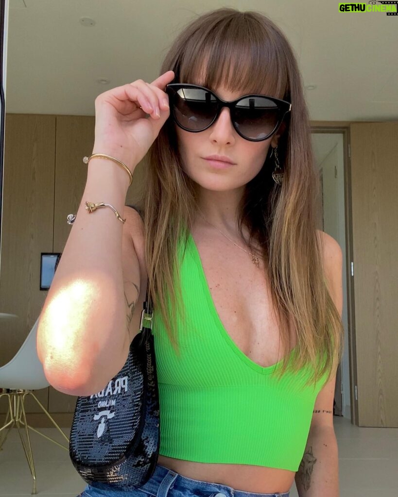 Freya Nightingale Instagram - Green is my favourite colour. This top is a yes.