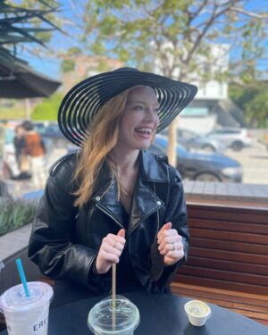 Freya Ridings Instagram - Thank you for the most beautiful birthday wishes 🎉🦢 Had the most wonderful day of matcha, erewhon, Echo Park Swans and Highland park late night bowling with my best boys @ewanjphillips & @arden_ridings 🎳🌴 and this Milk Bar Cake of Dreams 🍰🍰 AND @taylorswift released not one but TWO ALBUMS 💿✨🤓 10/10