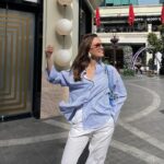 Funda Güray Instagram - Gömleğini çok sevdim çıkar onu bebeğim hadi gel bize gidelim ?? Şarkıyı hatırlayan old but goldiesler 🫠🌸🌺💕 #oodt #photooftheday