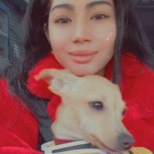 Gabby Instagram - Fun weekend with my puppy 🐭❤️