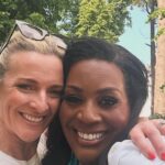 Gabby Logan Instagram - The Great Celebrity Bake Off for @su2cuk watch or stream on Sunday at 7.40pm on @channel4 🙏🏻 Such a joy to be part of this special show with @phlaimeaux @otimabuse @suziruffellcomedy @prueleith @alisonhammond55 @noel_fielding and yes that is @blakelively who watched from the back of the tent she’s such a big fan of #GBBO not at all intimidating 😬 having her there as the final judging took place. Stand Up To Cancer UK, the joint national fundraising campaign between Channel 4 and Cancer Research UK, has celebrated a decade of partnership which has now raised more than £113m to fund life-saving cancer research. All the money raised by Stand Up To Cancer funds translational research, to help take discoveries from the lab and turn them into tests and treatments to benefit patients. To find out more about Stand Up To Cancer and how you can support, visit su2c.org.uk or channel4.com/SU2C or follow us on Facebook, Twitter, Instagram or TikTok. 🙏🏻🙏🏻🙏🏻
