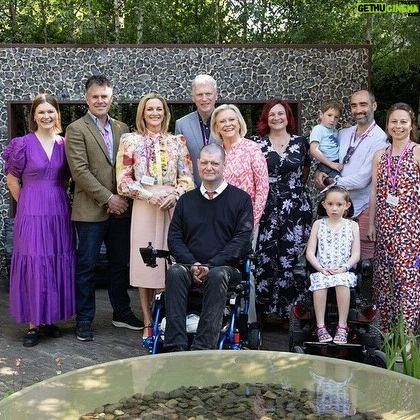 Gabby Logan Instagram - This year @musculardystrophyuk was proud to have a garden at @rhschelsea and for the last 18 months the incredible @ulamariastudio has worked to build a garden that was a beautiful and immersive forest bathing experience. She also used materials that held great meaning for those affected by this muscle wasting disease. The rewards for her hard graft and imagination are that the garden won a Gold Medal and was voted Best in Show. Now viewers of the BBC are also asked to vote for their favourite, so you know where I would love you to vote if you are watching the BBC coverage. Well done to Martin and the team for a brilliant collaboration with Ula to create this memorable and winning creation by sharing your experiences. As President of @musculardystrophyuk I can tell you this means so much to the community. The garden will eventually be recreated in Glasgow @ppwhospice 💙