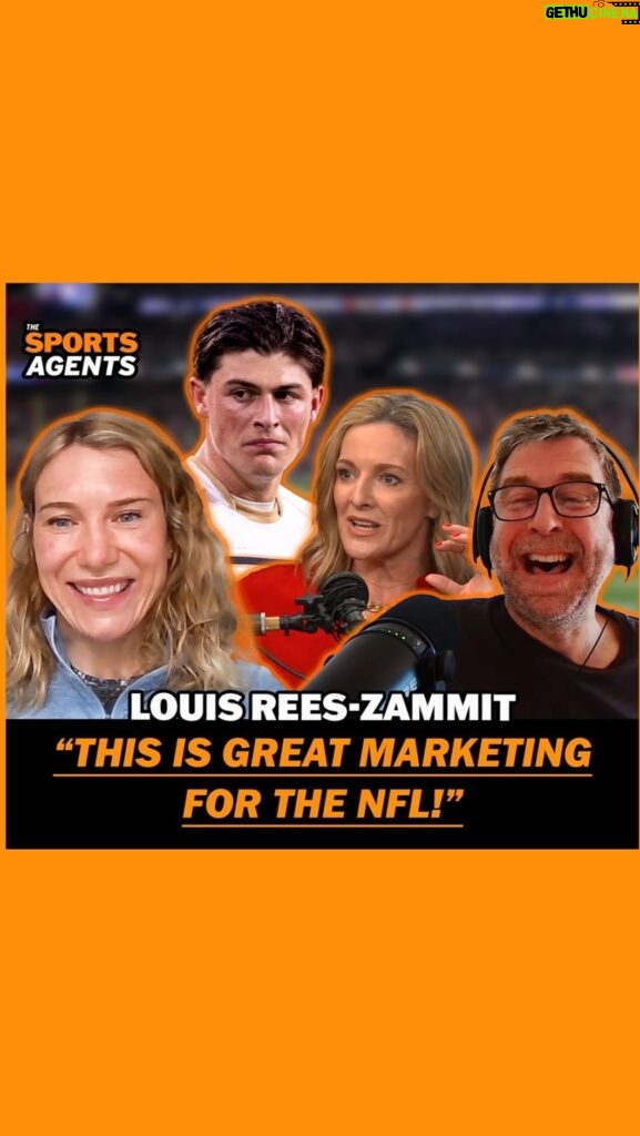 Gabby Logan Instagram - Is Louis Rees-Zammit’s NFL move a win-win situation for him? 🏈