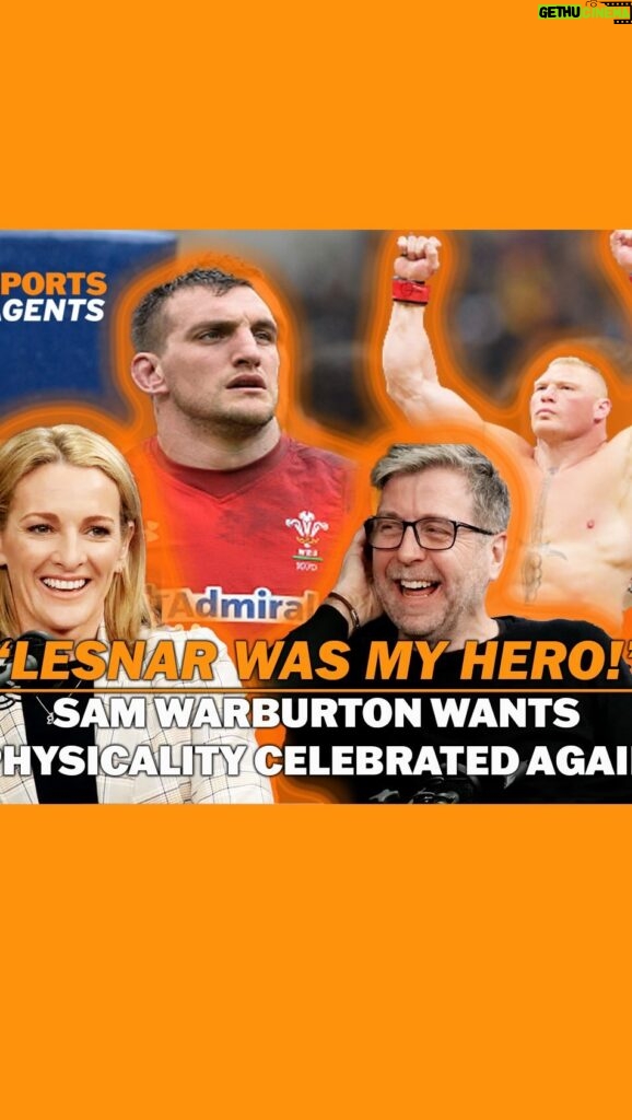 Gabby Logan Instagram - Sam Warburton says rugby needs to embrace its physical side to draw audiences in, even if the sport will never be 100% safe. #rugby #wales #sixnations #wwe #brocklesnar