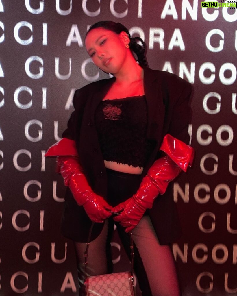 Gabee Instagram - #GucciAncora #GucciSS24 초대해주셔서 감사합니다, 재미있게 놀다가요🪄