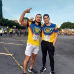 Gabriela Carrillo Instagram - Así fue el ambiente que se vivió en la #CarreraÁguila, en las inmediaciones del #EstadioAzteca, donde se dieron cita celebridades del espectáculo y el deporte, para acompañar a las familias mexicanas que se sumaron a esta gran fiesta deportiva en la que todos resultaron ganadores 🏆🥇 #EstoEsAmérica