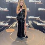 Gabriela Carrillo Instagram - Muy feliz en el evento del año! #premiosbandamax2023 @tvbandamax . . . Vestido de @katiafontiniprive Maquillaje de @beauty_clau_ Peinado de @marina_diaz_hair_makeup