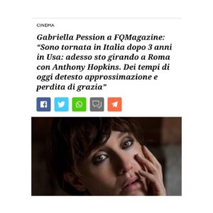 Gabriella Pession Instagram - “Ho spiegato a mio figlio che essere famosi non vuol dire niente. C’è gente che è famosa senza avere dei meriti oppure per cose non meritevoli.
Vorrei invece trasmettergli questo concetto, e cioè che la fama non definisce nessuno. Perseveranza, studio e fatica sono valori da perseguire per ottenere risultati, come insegna per esempio lo sport”.
La mia intervista integrale oggi su #ilfattoquotidianoit 
www.ilfattoquotidiano.it
Grazie a Paolo Aruffo e  @claudoe_ per la bellissima intervista 
📷 @ale_pession 
@verdelilla_torino 
Grazie @petta.vincenza @dm.promopressagency 
#interview 
#intervista 
#ritratto 
#portrait