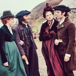 Gabriella Wilde Instagram - The end of and era. Final episode of #poldark tonight #bbcone. Goodbye Caroline I’ll miss you and the wonderful and talented cast and crew. Four years , two children later what a journey! 💗 
@bbc @official_poldark @bbcone