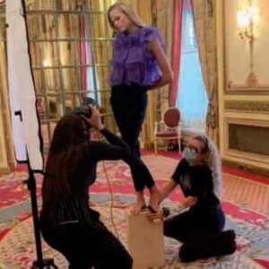 Gabriella Wilde Instagram - 💜 Behind the scenes.. 💜