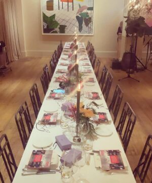 Gabriella Wilde Instagram - Ever inspired but this woman @chelsealeyland 
Thank for you for your bravery in bringing the discussion of #endometriosis to the front. The gender pain gap is REAL.
Also thank you @wearethecycle for a wonderful enlightening evening and for all the important and vital work you do. 
Also the wonderful sponsors
@homeofhai 
@kaylolife 
@germaine_des_pres 
 Chelsea’s collaboration with @germaine_des_pres will give 20% of all sales to @wearethecycle 💗💕