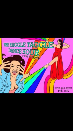 Gabrielle Ruiz Instagram - LAST MIN but listen: vinnie & me are selecting an audience member to dance with us tomorrow at @katmburns #raggletaggledancehour 2/19 8;30 @ucbfranklin! Tix in bio link! 💖 #crazyexgirlfriend @rachelbloomies @vrodrigueziii 
📸 : The Royal rehearsal #iykyk
