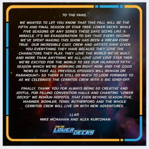 Gabrielle Ruiz Instagram - Dear T’Lyn, I have been, and always shall be, your friend. Live long and prosper. 🖖

T’Lyn recklessly went boldly where no Vulcan had gone before. Thank you for the laughs and the brilliant creation of Star Trek Lower Decks, Mike. And thank you to the fans for the warmest welcome I’ve ever experienced. See ya at the cons! 🖖

Ps- Castro is still a mean girl and I’ll love that biotch forever too. 

Artwork by @justveeing on X

#startrek #startreklowerdecks #lowerdecks #tlyn #gabrielleruiz
