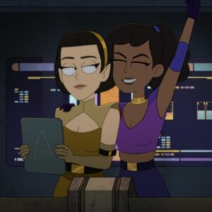 Gabrielle Ruiz Instagram - Dear T’Lyn, I have been, and always shall be, your friend. Live long and prosper. 🖖

T’Lyn recklessly went boldly where no Vulcan had gone before. Thank you for the laughs and the brilliant creation of Star Trek Lower Decks, Mike. And thank you to the fans for the warmest welcome I’ve ever experienced. See ya at the cons! 🖖

Ps- Castro is still a mean girl and I’ll love that biotch forever too. 

Artwork by @justveeing on X

#startrek #startreklowerdecks #lowerdecks #tlyn #gabrielleruiz