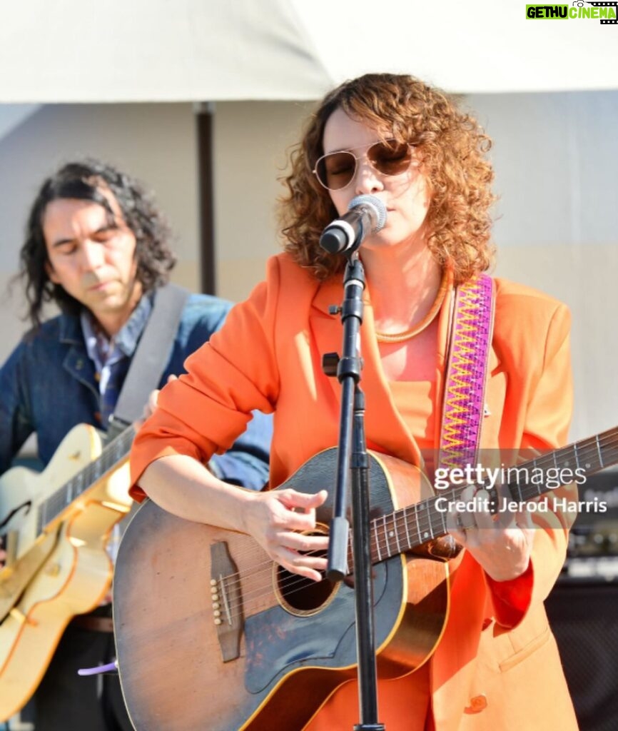 Gaby Moreno Instagram - Kicking off #GRAMMY week celebrating all nominees with both the NY and LA @recordingacademy chapters. 🙌🏼🧡🤗 Thank you @sesaclatina @cosmicaartists Styled by the fabulous @kimmyerin NY 👗 by @semsem LA 👗 by @angelikajozefczyk Necklace @lele_sadoughi LA rings @ninaberenato
