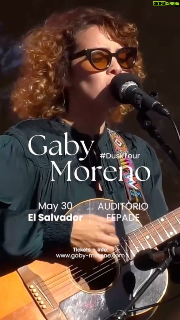 Gaby Moreno Instagram - 🔊TOUR ——> 🇸🇻 🇨🇷 🇭🇳 🇺🇸 Info tickets: www.gaby-moreno.com