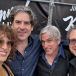 Gaby Moreno Instagram - This band right here!!!! 🤩What a dream and joy to play “Solid Ground” with these crazy talented musicians/singers!! @emilyelbert @ericacanalesmusic @kittenkuroi @saymanns @kimonkirk @danknobler @carm_band @sylvaincarton #JebinBruni Not pictured but making us sound SO good: @chrissorem Thanks to @ribbonmics and @tylerchester for lending me that fab Electro Voice 666 mic! Special thanks to my dearest @ericacanalesmusic for not only singing with me but also styling the whole band!! 🔥 And those beautiful visuals we had in the background were made by my cousin @chemabonilla 🙌🏼 My suit by @temraza Thanks to showroom @regardstylehouse