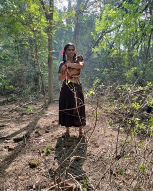 Ganavi Laxman Instagram - My Rudrangi.
She taught me lot many things!!specially, she brought my innocence back!!
 thank you for giving me this character @ajay_samrat006