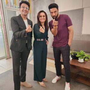 Garima Arora Instagram - Looking forward to spreading the love with @ranveer.brar and @vikaskhannagroup this season of Masterchef India!! ❤️❤️