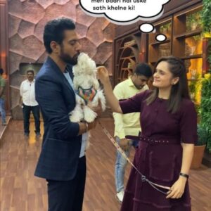 Garima Arora Instagram - Mann hi nahi bharta…
.
.
.
#RanveerBrar #GarimaArora #plum #favouritehooman #favourite #cute