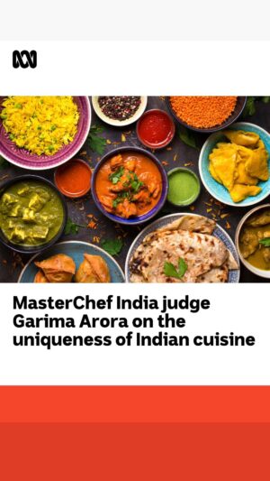 Garima Arora Instagram - What’s your go-to Indian dish? 🥘🥘🥘

MasterChef India judge Garima Arora joined Matt Preston to reflect on her home town of Mumbai, and what make’s its food so special.

#food #india #masterchef