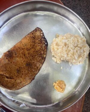 Garima Arora Instagram - Joy lies not just in eating together but also in sharing the kicthen❤️ spending the day cooking with the women of the Prajapat household was a deep dive into their ingredients, cooking techniques, generational recipes and most importantly their robust appetite for life itself. Bajra roti- a meal of kadi, kachri and sangri- sweet childa- bajre ki kheech- poha