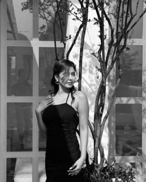 Garima Sharma Instagram - Simplicity in black 🖤
Wearing : @topshopkathmandu1 
Mua: @manisharana1387