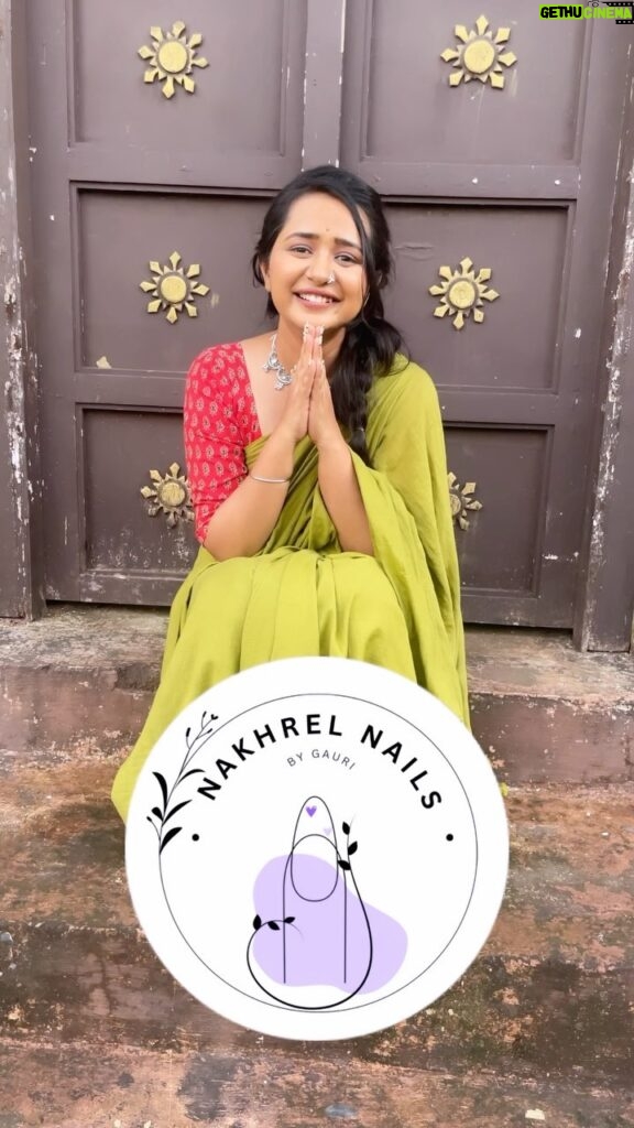 Gauri Kulkarni Instagram - Yes I am engaged… to something special.😍 I am happily engaged to my new brand @nakhrel_nails .💜 Nakhrel Nails by Gauri is a Press-On Nails brand. I was planning this baby for a really long time and I am so happy its here for you all.🫶🏻 Shower all the love to this New Venture and its creative collection which I can’t wait for you all to check out.🥰 Thank You for showering so much love and blessings through all this. I love you all!😘 PS- मी जेव्हा खरंच engagement करेन तेव्हा तुम्हा सर्वांना नक्कीच सांगेन!😛 . #NakhrelNails #NakhrelNailsByGauri #Nails #nailsart #GauriKulkarni #BrandLaunch #NewBrand #Blessed