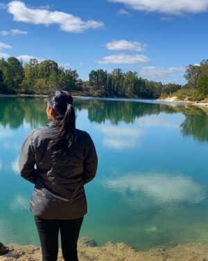 Gayathri Reddy Instagram - Prettiest little lake 😍 
📍Black Diamond Lake, WA