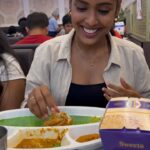 Gayathri Reddy Instagram - A2B has finally opened in Perth😍 It almost felt like we were in Chennai, the tamil chefs and waitresses, the food and sweets, Indian noisy gumbal, old tamil music and of course, crying babies. It felt like home. We really enjoyed our time there and I’m so glad we can keep going back for the best idlis and dosas, and also mysore pak🤤