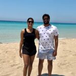 Gayathri Reddy Instagram - Catch me at the beach 🌊☀️ @nishanth.reddy.5851 @a.l.abi