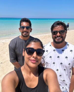Gayathri Reddy Instagram - Catch me at the beach 🌊☀️
@nishanth.reddy.5851 @a.l.abi
