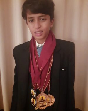 Gayatri Jayaraman Instagram - Indeed a proud moment as a mother. 5 gold medals and 4 silver medals at the World Scholars Cup Global round ....on cloud 9 and overjoyed!! P.s he has a high fever and is exhausted!
