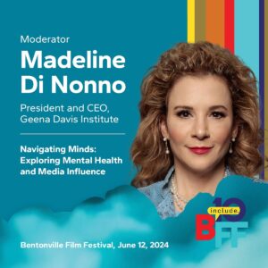 Geena Davis Instagram - Geena and Friends is TODAY featuring an AMAZING cast lineup for #BFF2024!

Starring:
✨Geena Davis
✨Michaela Watkins
✨Cassandra Freeman
✨Saara Chaudry
✨Tika Sumpter

Join us Friday (TODAY), June 14 at 6:00pm at the Thaden School for Geena and Friends - a playful reimagine performance of memorable movie scenes through a woman’s lens. A fun and poignant way to explore how refreshing it can be to expand our vision of who can be cast in what roles.

Get your tickets now at the link in bio under Festival Program!

#BentonvilleFilmFestival #BFF2024 #BFF10 #GeenaDavis #GeenaandFriends