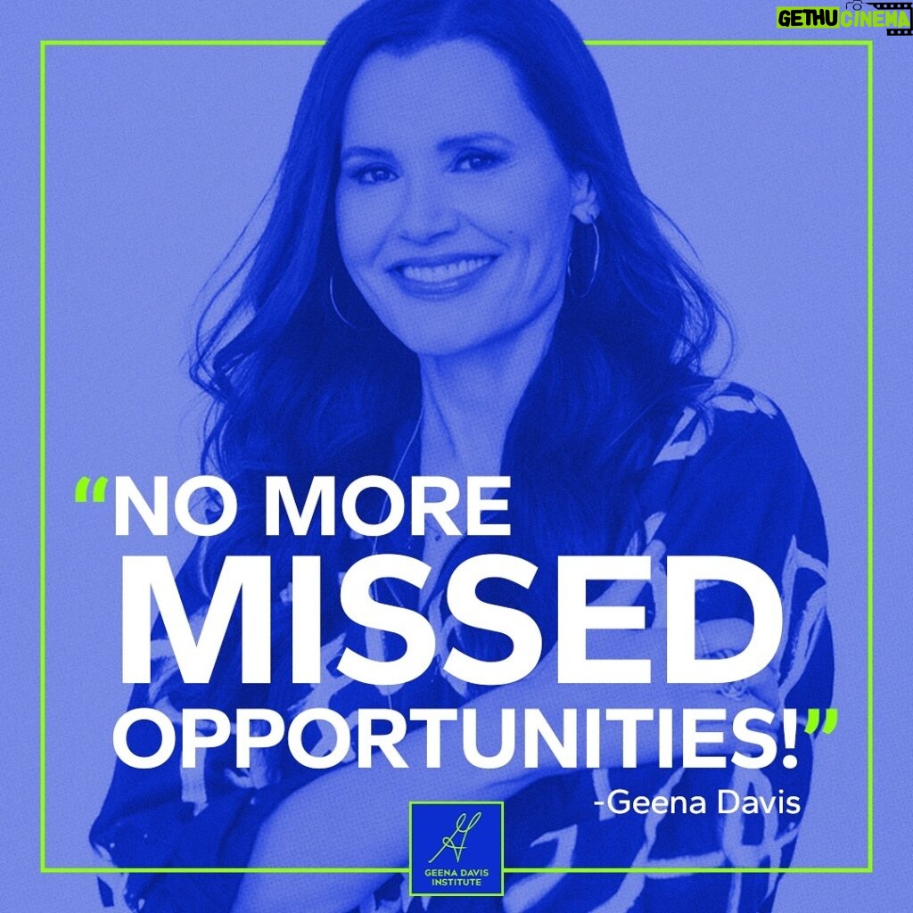 Geena Davis Instagram - There is always room to add more diversity. Next time you’re working on a project, change a male character to female, double check that multiple ethnicities are represented, ensure that LGBTQIA and disabled characters are included. It’s easier than you think, and we’re here to help! Make this the year of no more missed opportunities. #Seeitbeit