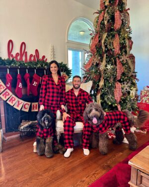 Geles Rodriguez Instagram - it’s not just Cosmo’s first Christmas as a Putzel ❤️🎄✨