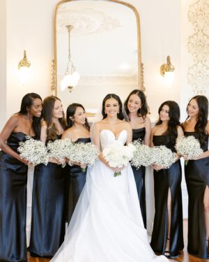 Geles Rodriguez Instagram - when your bridesmaids look better than you ever could have imagined 🤍 @birdygrey 
•
•
#birdygrey #birdygreypartner