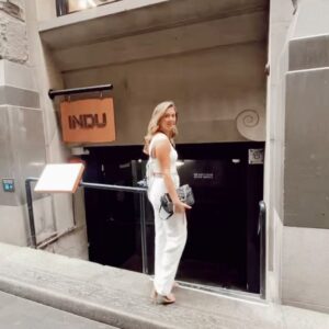 Gemma Forsyth Instagram - We had an amazing dining experience at @indu_dining yesterday. This place is a literal hidden gem. Once you go down the stairs and through a corridor you’re transported into a world of Sri Lankan fusion heaven.

Thank you to Callum and Ronan for wonderful experience. And to chef Eric for allowing us a taste of that incredible coconut soft serve creation. Can’t wait to see it on the menu next time we visit!