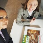 Gemma Whelan Instagram - Making big decisions at work with @parmindernagra #DIRay @itv @htmtelevision @krispykremeuk NOT AN AD THEY ARE JUST DELICIOUS!