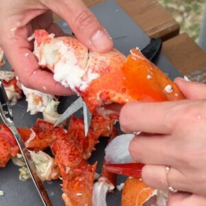 Geneviève O'Gleman Instagram - PASSION HOMARD 

En voyage en Gaspésie, ça PREND un repas de homard à un moment donné. Pas-le-choix. C’est exactement pour cette raison que j’ai décidé de me louer un chalet entre Percé et Gaspé. Mon seul but : avoir accès à une cuisine pour me préparer tout un snack! 🦞🦞🦞 

À la poissonnerie, j’ai acheté des homards déjà cuits. Je sais qu’ils seront réussis et moi, je ne dormirai pas dans un chalet qui sent le fumet! C’est pour ça aussi que je me suis installée dehors pour les décortiquer. Ensuite, avec la belle chair de homard frais, j’ai cuisiné des pâtes sautées au vin blanc et à l’échalote française. Garnies de roquette, d’un filet de jus de citron et d’un peu de fromage cheddar vieilli. UN DÉ-LI-CE

Avec un homard entier par portion, le meilleur resto de la région, c’était chez moi ce soir-là… ou plutôt aux @chaletsnautikagaspesie , mon “chez-moi” du moment! 👩🏻‍🍳🦞👌🏼

Comment aimez-vous vos homards? Nature? Avec du beurre à l’ail? Gratiné? Sur une pizza? Dans une bisque ou une chaudrée? Y’a tant de possibilités, j’ai hâte de vous lire!

Geneviève au chalet xx 🌲🏡

#roadtrip #surlaroute #gaspesie @tourismegaspesie #commandité #mangerlocal #bonjourquebec #quebecmaritime