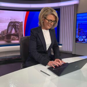 Georgie Gardner Instagram - Super busy news day and the team is across it. Join us for @9newssydney #nine
