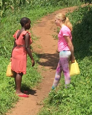 Georgie Gardner Instagram - This is Esther & 4 yrs ago my daughter & I had the enormous privilege to meet her & her classmates on a visit to Uganda’s @schoolforlifefoundation established by the extraordinary Sydney woman @annabellechauncy Did you know Uganda’s had the longest Covid school shut down in the world? Girls bear the brunt & we need to invest in them to ensure they succeed & get to fulfil their dreams. Esther’s dream is to be a nurse. Now is the time to contribute, every donation on November 23rd will be tripled for 24 hrs.  Link to donate in my bio #GivingDayForGirls #SheCouldBe #SchoolforLife